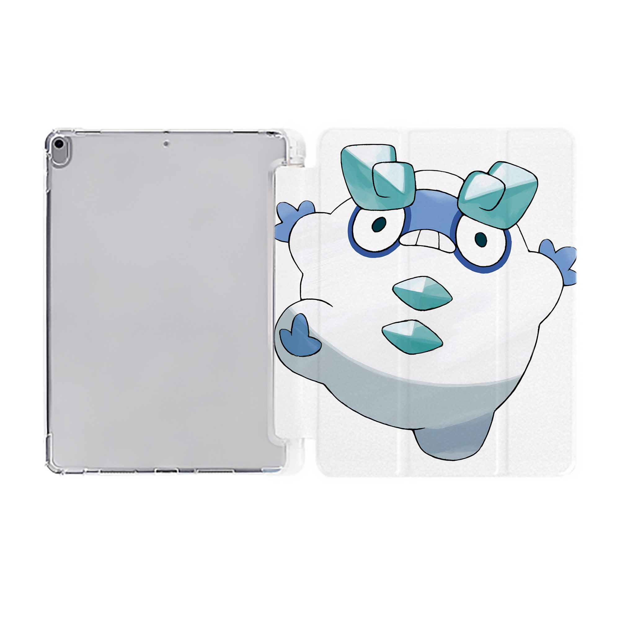 （画像用） ポケットモンスター Pokémon IPad ケース ペン収納付き 三つ折りスタンド PUレザー×シリコン 対応機種9.5/10.5/10.9インチ